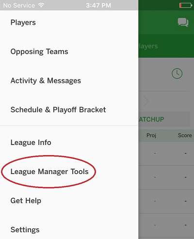 League Manager Tools